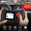 VIDENT iLink400 Automotive Full System Scanner ABS/SRS/EPB/Transmission Diagnostic tool DPF Regeneration Oil Reset Update Online