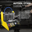 Autool CT200 Gasoline Vehicle Motorcycle Ultrason Fuel Injector Cleaner Tester